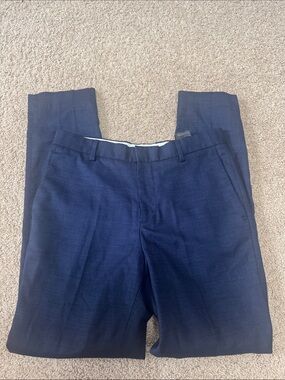 SKINN Men's Navy Blue Dress Pants